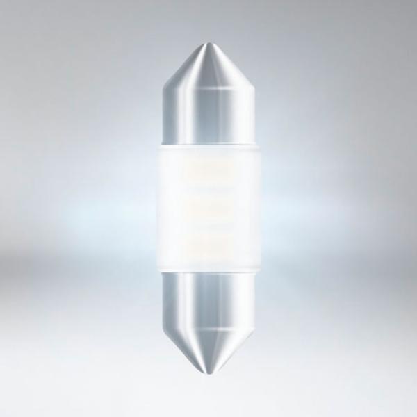 Автомобильная лампа Osram 6438DWP-01B светодиодная/ C5W/ SV8.5-8/ 1.2 Вт/ 45 лм photo 3 Автомобильная лампа Osram 6438DWP-01B светодиодная/ C5W/ SV8.5-8/ 1.2 Вт/ 45 лм photo 3