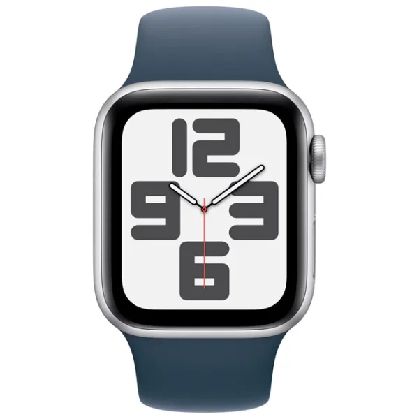 Умные часы Apple Watch SE 2023 1.57"/ 44 мм/ Серебристый - Storm Blue/ MREE3QI/ A photo 4