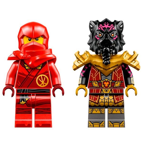 Конструктор LEGO Kai and Ras's Car and Bike Battle Транспорт/ Разноцветный photo 5