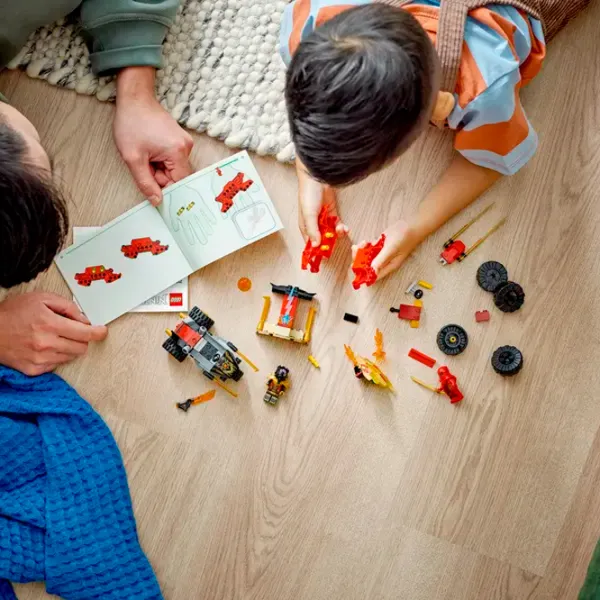 Конструктор LEGO Kai and Ras's Car and Bike Battle Транспорт/ Разноцветный photo 6