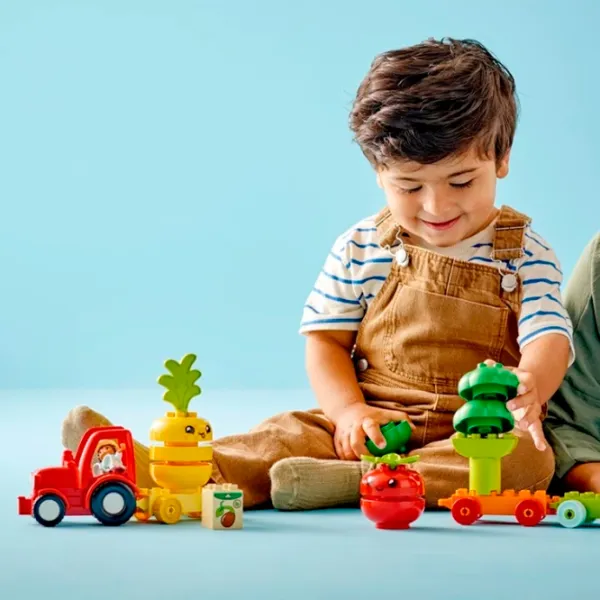 Конструктор LEGO Fruit and Vegetable Tractor Транспорт/ Разноцветный photo 7