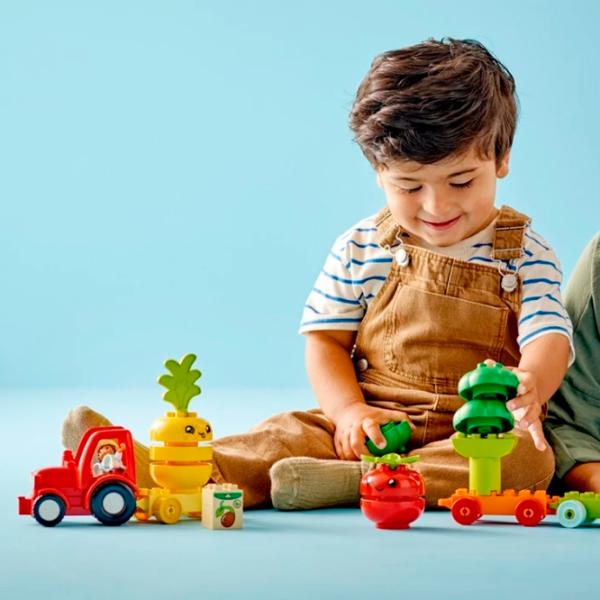 Конструктор LEGO Fruit and Vegetable Tractor Транспорт/ Разноцветный photo 7