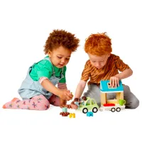 Constructor LEGO Family House on Wheels Transport/ Multicolor photo 5