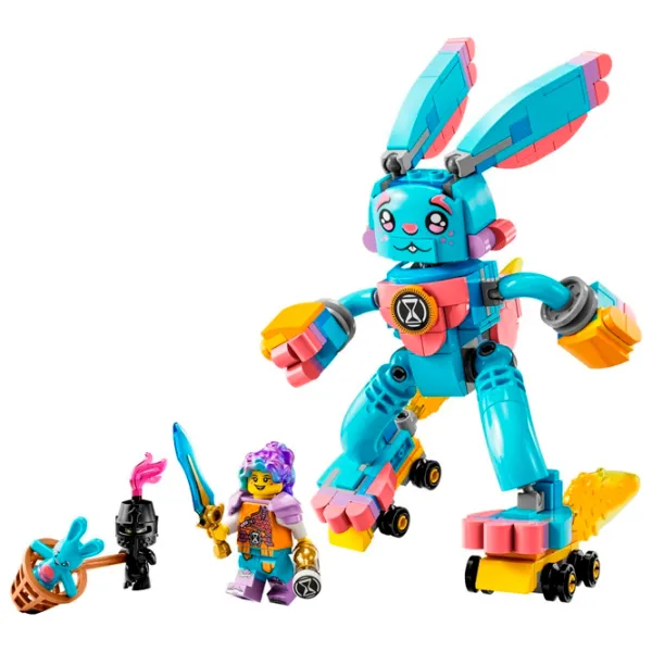 Constructor LEGO Izzie and Bunchu the Bunny Figuri/ Multicolor photo 2