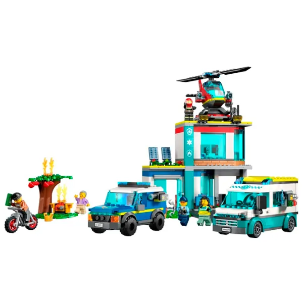 Конструктор LEGO Emergency Vehicles HQ Скорая помощь/ Разноцветный photo 2