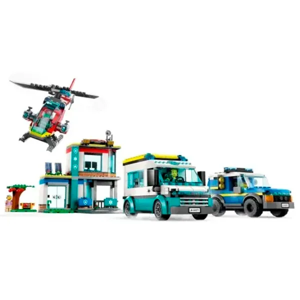 Конструктор LEGO Emergency Vehicles HQ Скорая помощь/ Разноцветный photo 3