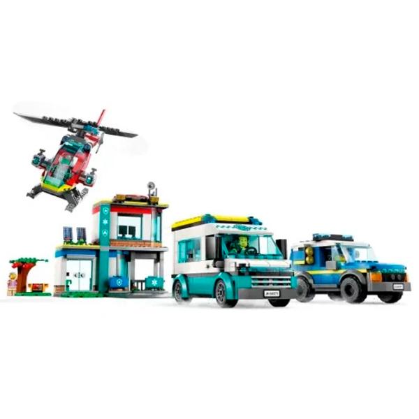 Конструктор LEGO Emergency Vehicles HQ Скорая помощь/ Разноцветный photo 3