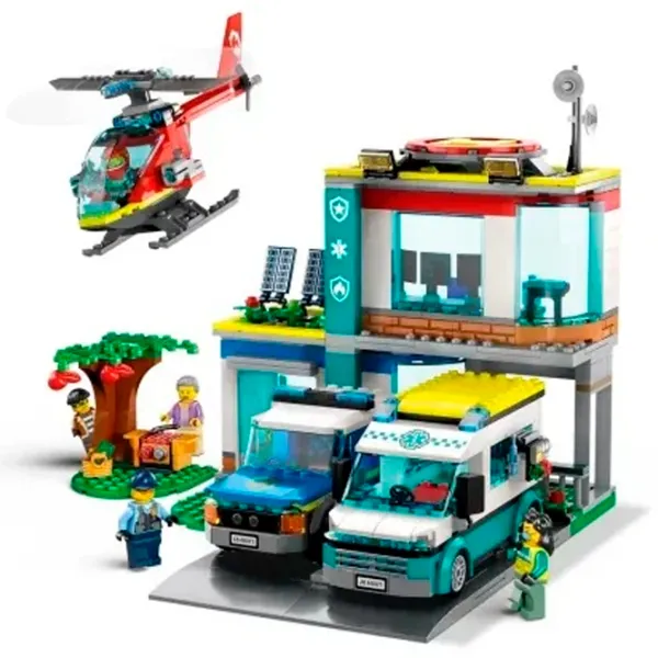 Конструктор LEGO Emergency Vehicles HQ Скорая помощь/ Разноцветный photo 4