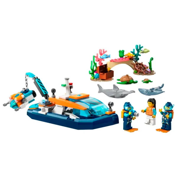 Конструктор LEGO Explorer Diving Boat Транспорт/ Разноцветный photo 2