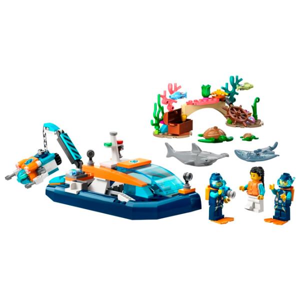 Конструктор LEGO Explorer Diving Boat Транспорт/ Разноцветный photo 2