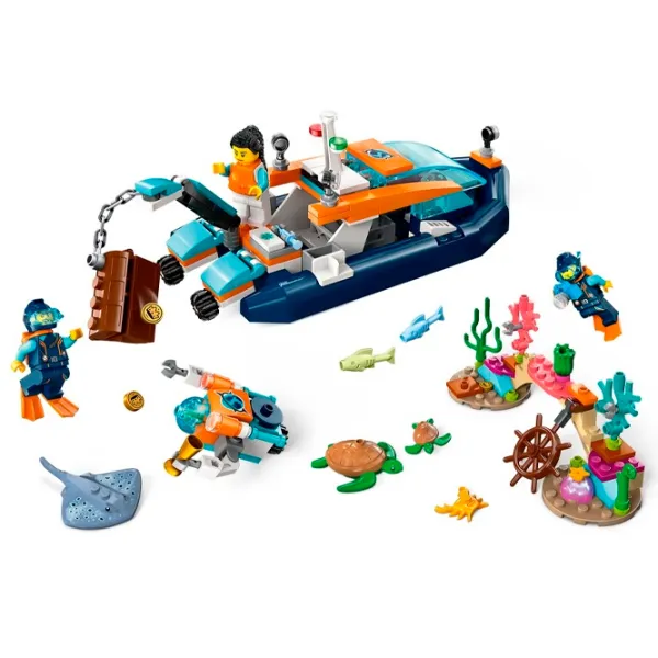 Конструктор LEGO Explorer Diving Boat Транспорт/ Разноцветный photo 3
