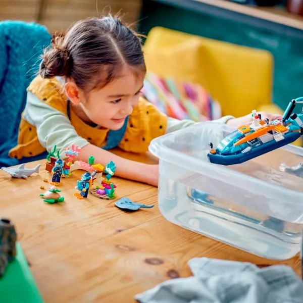 Конструктор LEGO Explorer Diving Boat Транспорт/ Разноцветный photo 7