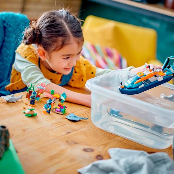 Конструктор LEGO Explorer Diving Boat Транспорт/ Разноцветный photo 7