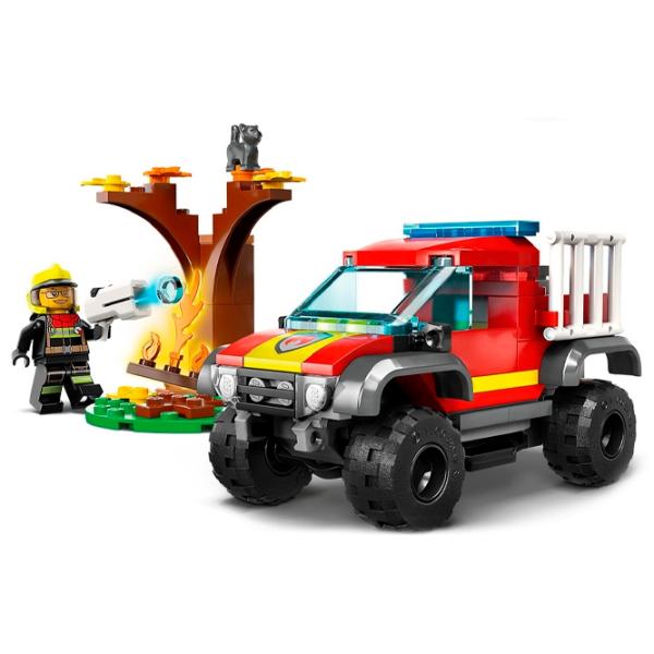 Конструктор LEGO 4x4 Fire Truck Rescue Транспорт/ Разноцветный photo 2