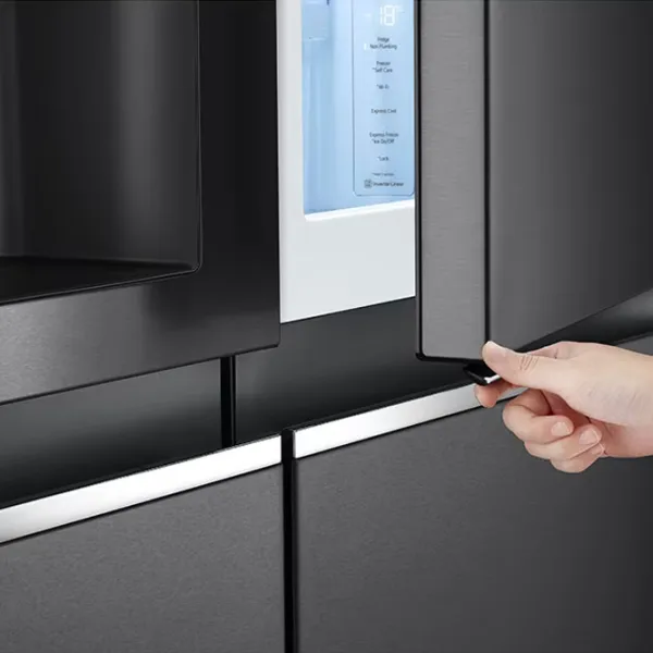 Frigider LG GSJV91MCAE Side by Side 635 l / 179 cm / Black photo 5