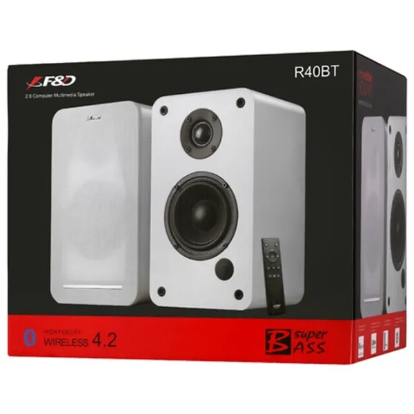 Sistem audio F&D R40BT 60 W/ White photo 6