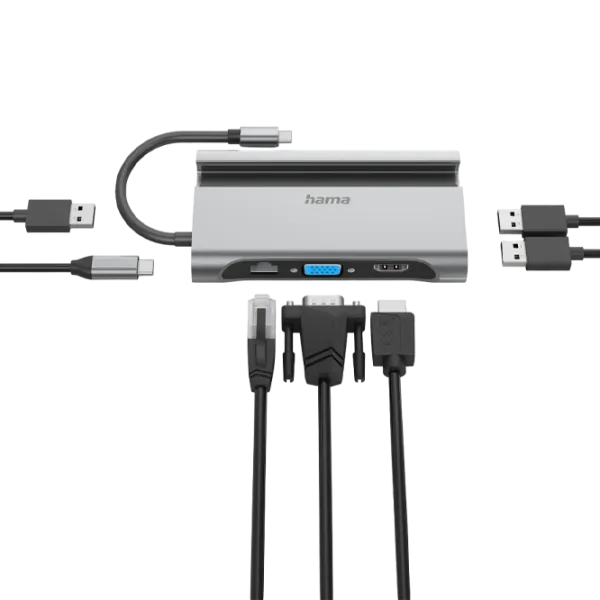 Адаптер Hama 200143 USB Type-C/ Серый photo 4