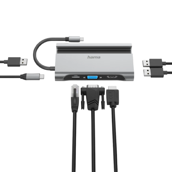 Адаптер Hama 200143 USB Type-C/ Серый photo 4