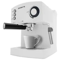 Espressor Polaris PCM1527AE Рожковая / 1.5 л / Белый photo 2