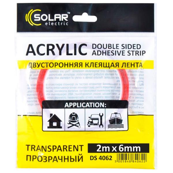 Лента двусторонняя Solar DS4062  photo 2