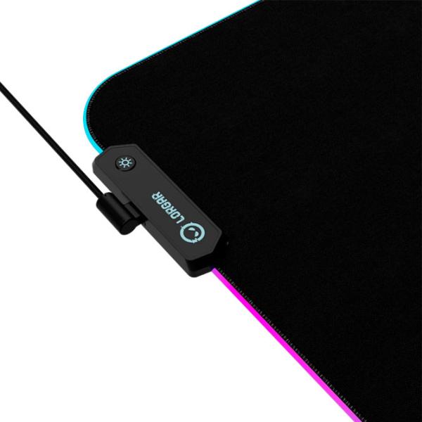 Covoraș pentru mouse Lorgar Steller 913 Black photo 4