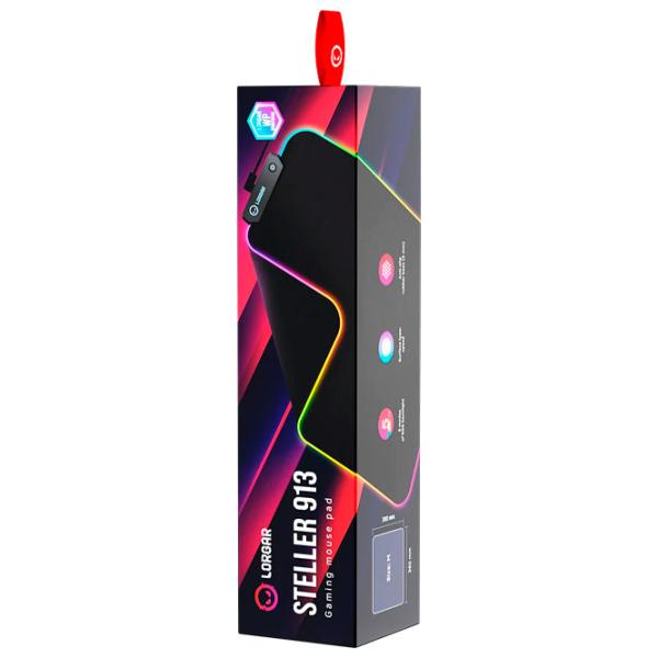 Covoraș pentru mouse Lorgar Steller 913 Black photo 6