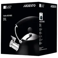 Чайник Ardesto AR0748KS 3л Нержавеющая сталь / Нейлон / Черный photo 4