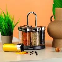 Set pentru condimente Fissman 6433 Transparent photo 4