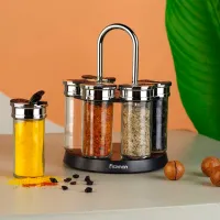 Set pentru condimente Fissman 6433 Transparent photo 6
