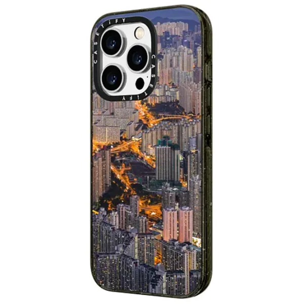 Husă pentru smartphone Apple iPhone 14 Pro Casetify/ MagSafe Back/ TPU/ Black Multicolor photo 2