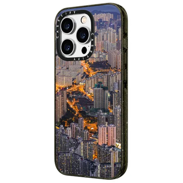 Husă pentru smartphone Apple iPhone 14 Pro Casetify/ MagSafe Back/ TPU/ Black Multicolor photo 2