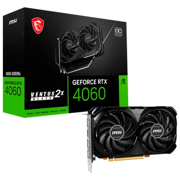 Placă video MSI GeForce RTX 4060 VENTUS 2X OC PCI Express x8 4.0 / 8 GB photo 5 Placă video MSI GeForce RTX 4060 VENTUS 2X OC PCI Express x8 4.0 / 8 GB photo 5
