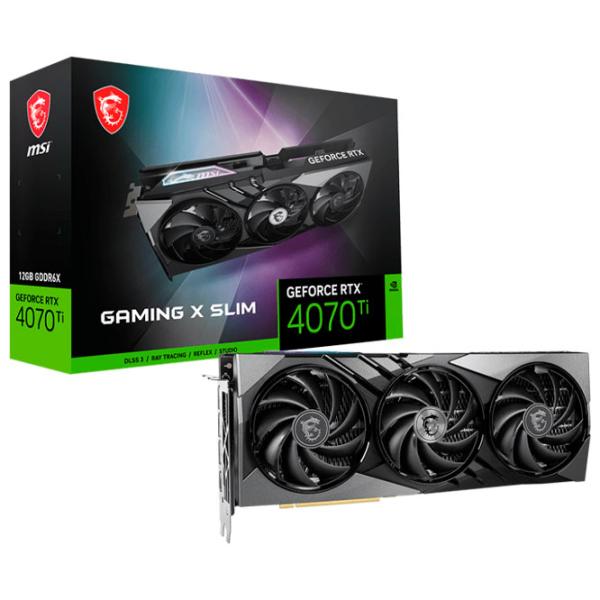 Placă video MSI GeForce RTX 4070 Ti GAMING X SLIM PCI Express x16 4.0 / 12 GB photo 7 Placă video MSI GeForce RTX 4070 Ti GAMING X SLIM PCI Express x16 4.0 / 12 GB photo 7