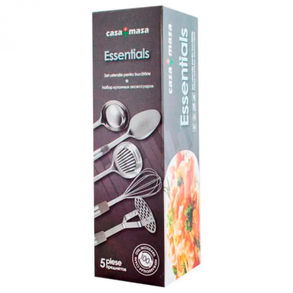 Set tacâmuri CasaMasa TBX9C Oțel inoxidabil/ Silver photo 2