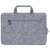 Husă pentru laptop RivaCase Laptop sleeve with handles 13.3"/ Grey photo 3