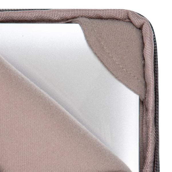 Husă pentru laptop RivaCase Laptop sleeve with handles 13.3"/ Grey photo 5