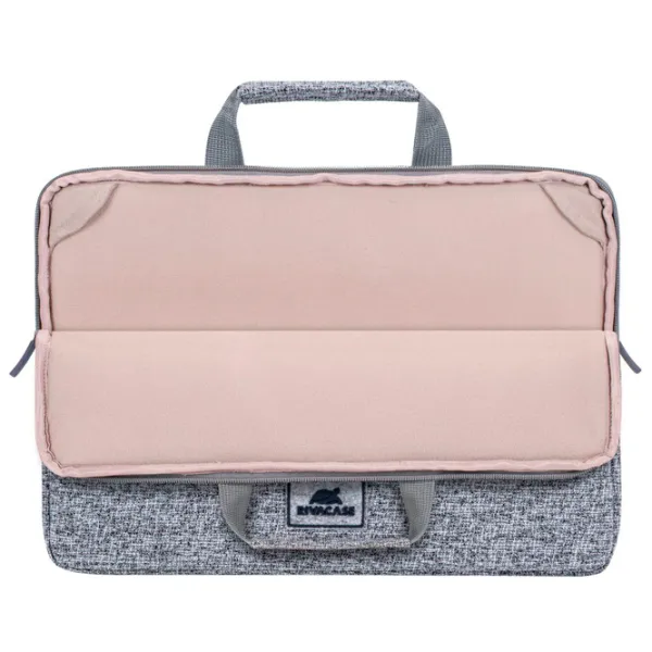Husă pentru laptop RivaCase Laptop sleeve with handles 13.3"/ Grey photo 7