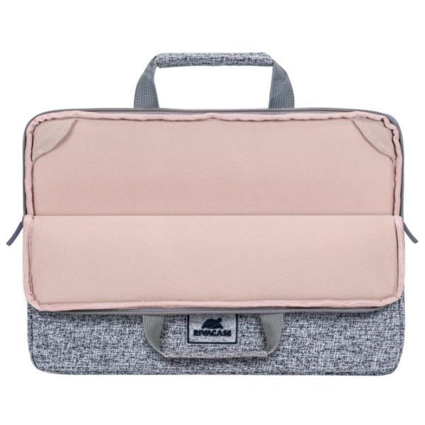 Husă pentru laptop RivaCase Laptop sleeve with handles 13.3"/ Grey photo 7