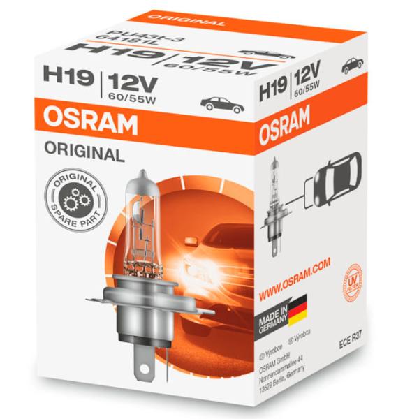 Lampă auto Osram 64181L Halogen/ H19/ PU43t-1/ 60 - 55 W/ 1750lm photo 2