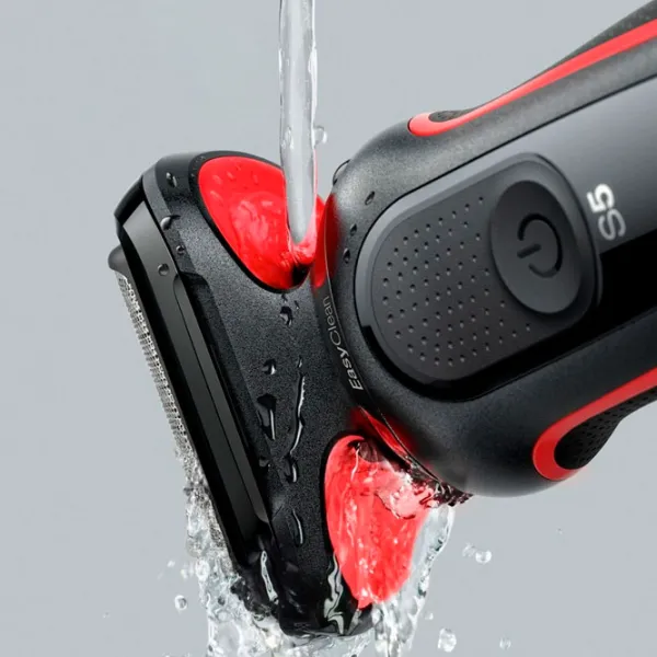 Aparat de ras electric Braun 61-R1200s Red Black  photo 5