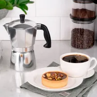 Cafetieră gheizer Ardesto AR0806AG 0.24l / Aluminiu / Inox photo 8