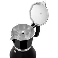 Cafetieră gheizer Ardesto AR0806AIB 0.3l / Aluminiu / Black photo 4