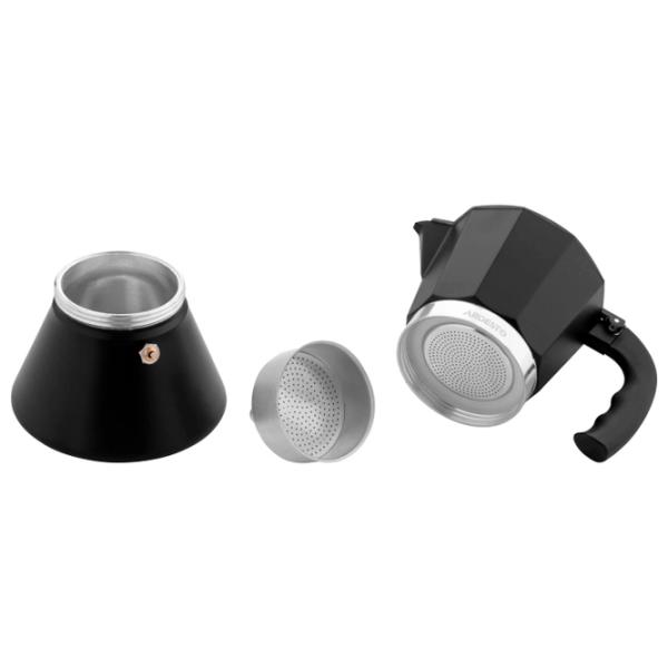 Cafetieră gheizer Ardesto AR0806AIB 0.3l / Aluminiu / Black photo 5