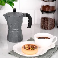 Cafetieră gheizer Ardesto AR0806AGS 0.24l / Aluminiu / Gray photo 8