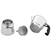 Cafetieră gheizer Ardesto AR0803AG 0.15l / Aluminiu / Inox photo 5