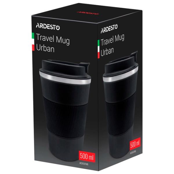 Термокружка Ardesto Urban AR2650TMB Черный 0.5л photo 2