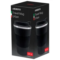 Cană termo Ardesto Urban AR2650TMB Black 0.5l photo 2