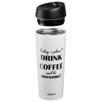 Термокружка Ardesto Coffee Time AR2645DMW Бежевый 0.45л photo 2