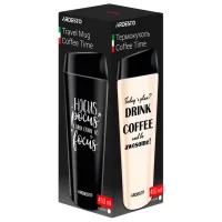 Термокружка Ardesto Coffee Time AR2645DMW Бежевый 0.45л photo 3