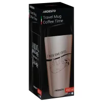 Термокружка Ardesto Coffee Time AR2645DBE Бежевый 0.45л photo 7